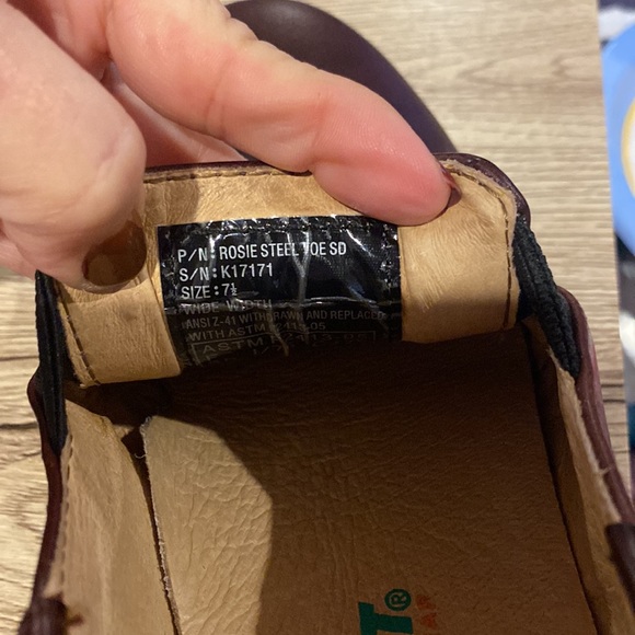 COPY - WOMEN'S HYTEST ROSIE WOMEN'S DOUBLE GORE STEEL TOE SLIP ON. SLEEP RESIST… - Picture 4 of 6